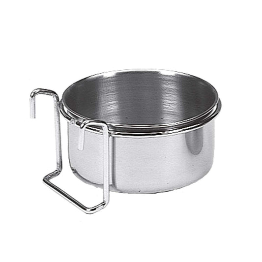 Rustfri stålskål med holder