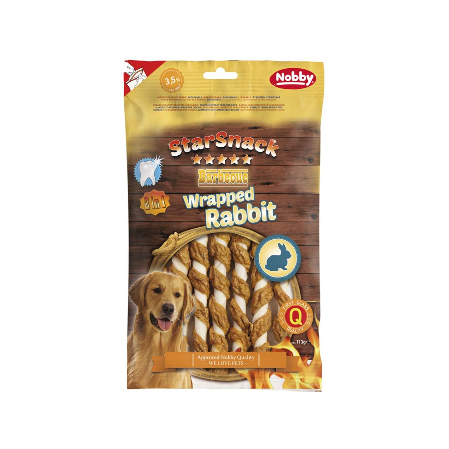 StarSnack BBQ Wrapped Rabbit